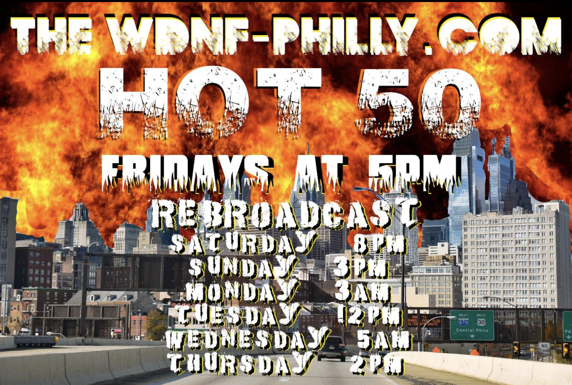 Summer Song (Hey,Hey) In The WNDF Philly Weekly Hot 50 Songs Again!